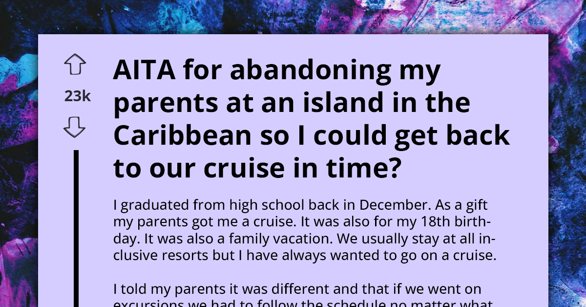 Teen's Birthday Cruise Takes Turbulent Turn As Parents Get Left Behind On Island Despite Repeated Warnings To Stay On Schedule