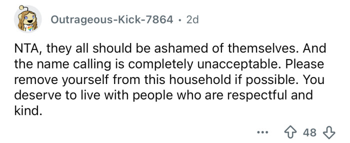 They should be ashamed of themselves.