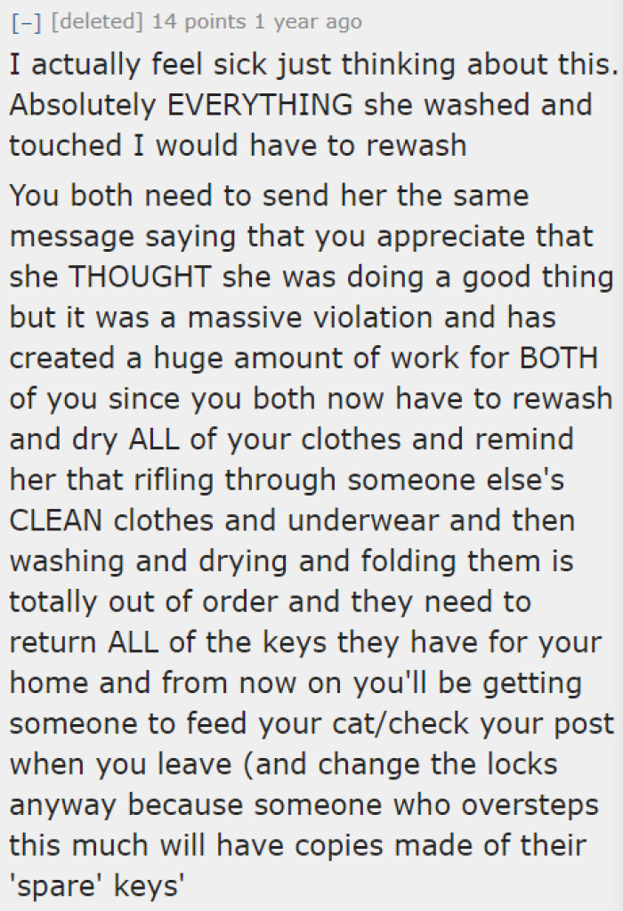 It's Time for the OP to Change All the Locks.