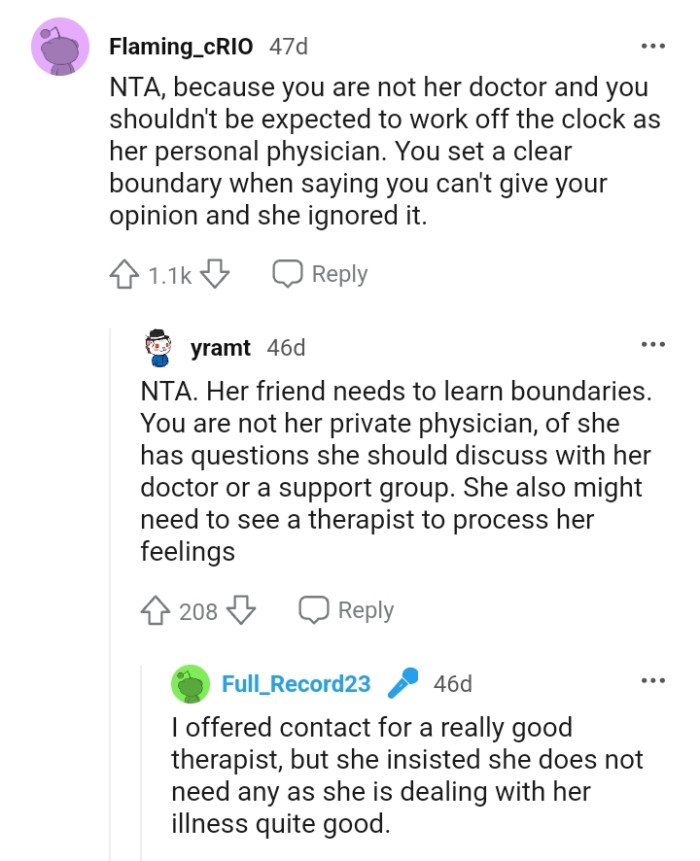 Setting a clear boundary