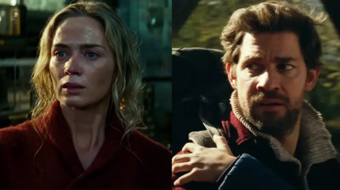 19. Husband and wife, John Krasinski and Emily Blunt, in A Quiet Place