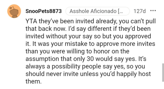 It is always a possibility that people will say yes