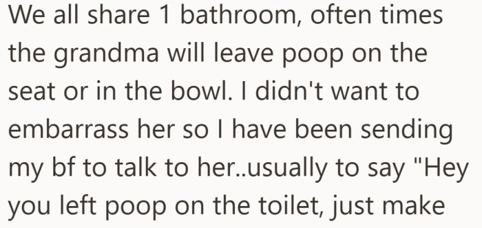 One bathroom is already a gamble. Adding politeness, embarrassment, and a middleman turns it into a daily negotiation.