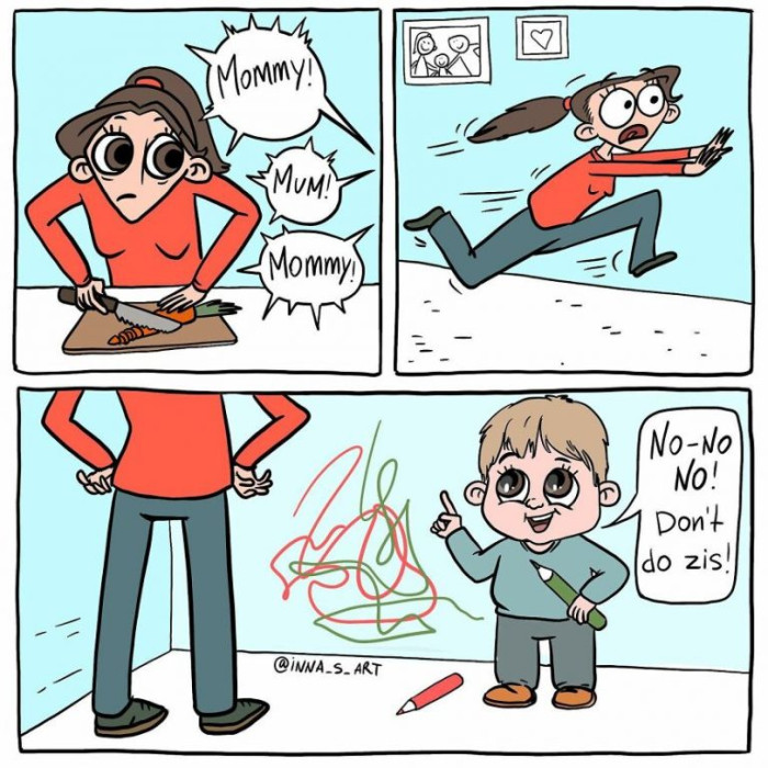 28. Mom, look at what I made today