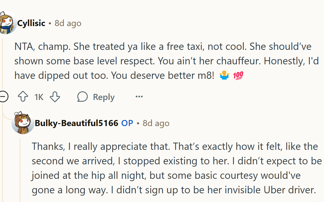 Free taxi... not cool