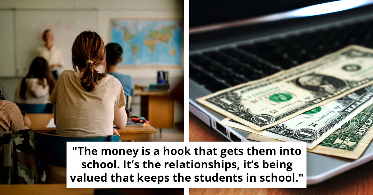 Students Get $50 A Week For Attending School—But There's A Catch