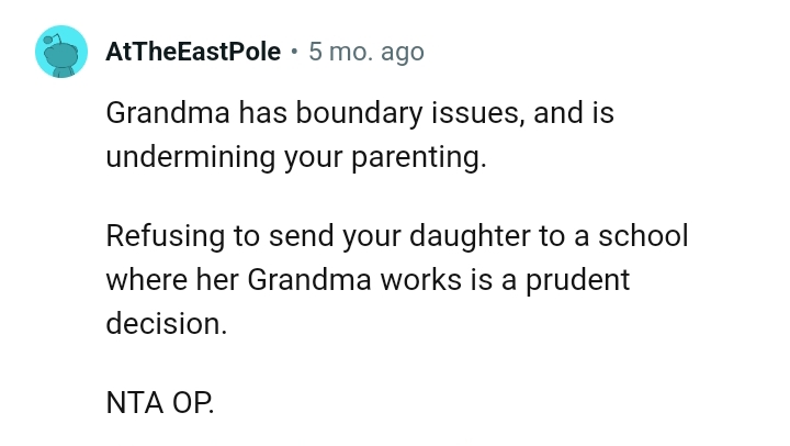 The OP's Decision Is a Prudent One