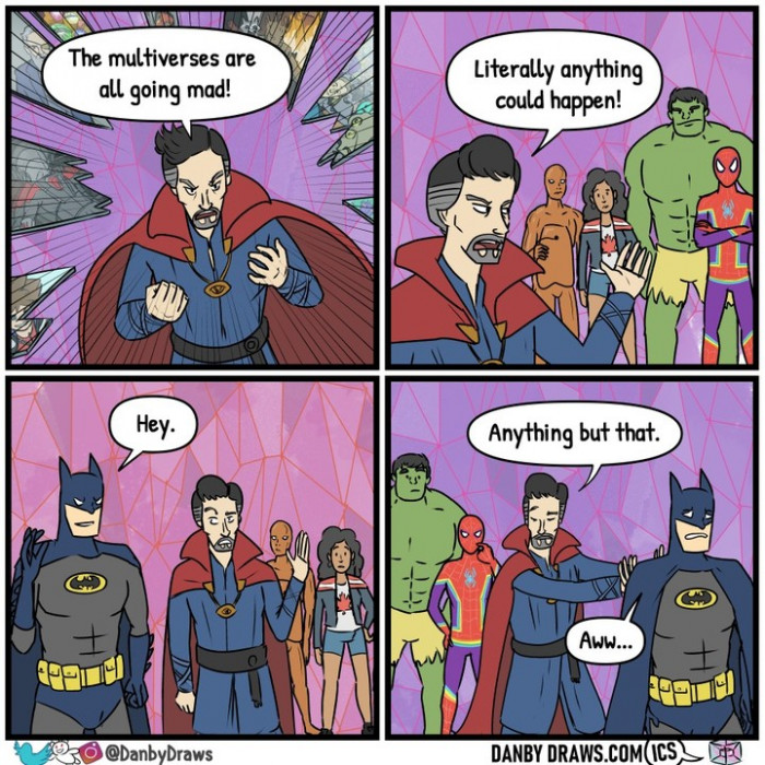 3. Anything could happen other than Marvel and DC joining forces.