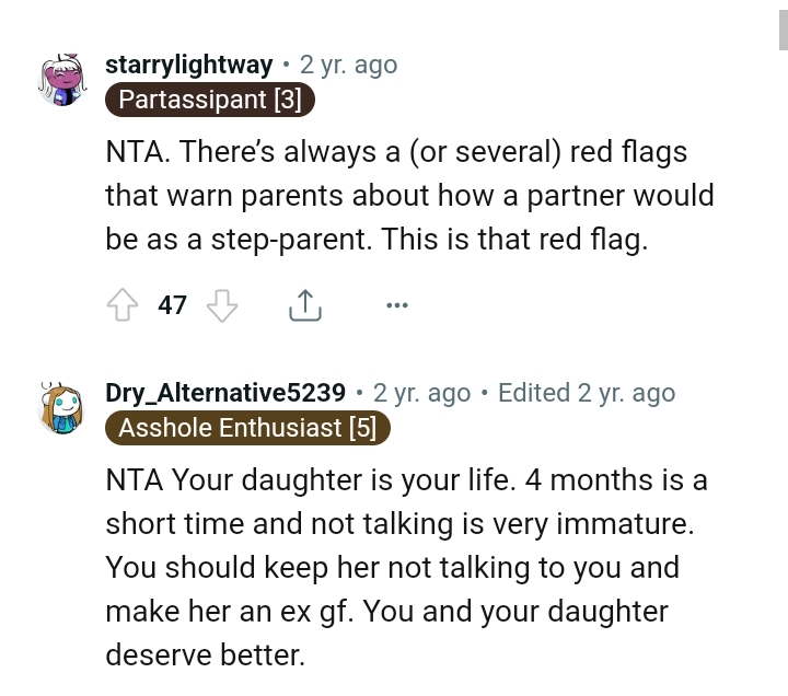 The OP and his daughter truly deserve better