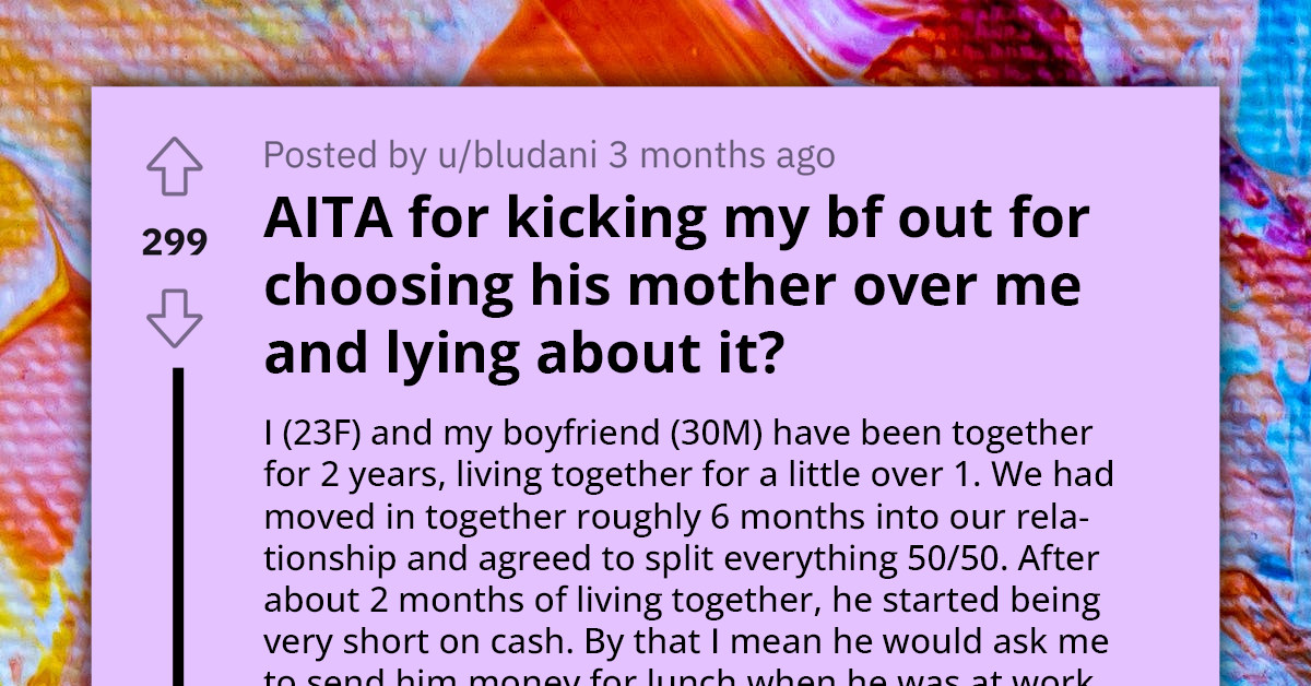 Girl Furious With Boyfriend Because He's Paying His Mother's Rent Instead Of Theirs