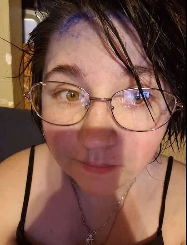 12. “Looks like I blued myself. This is going to be my look for a while.”