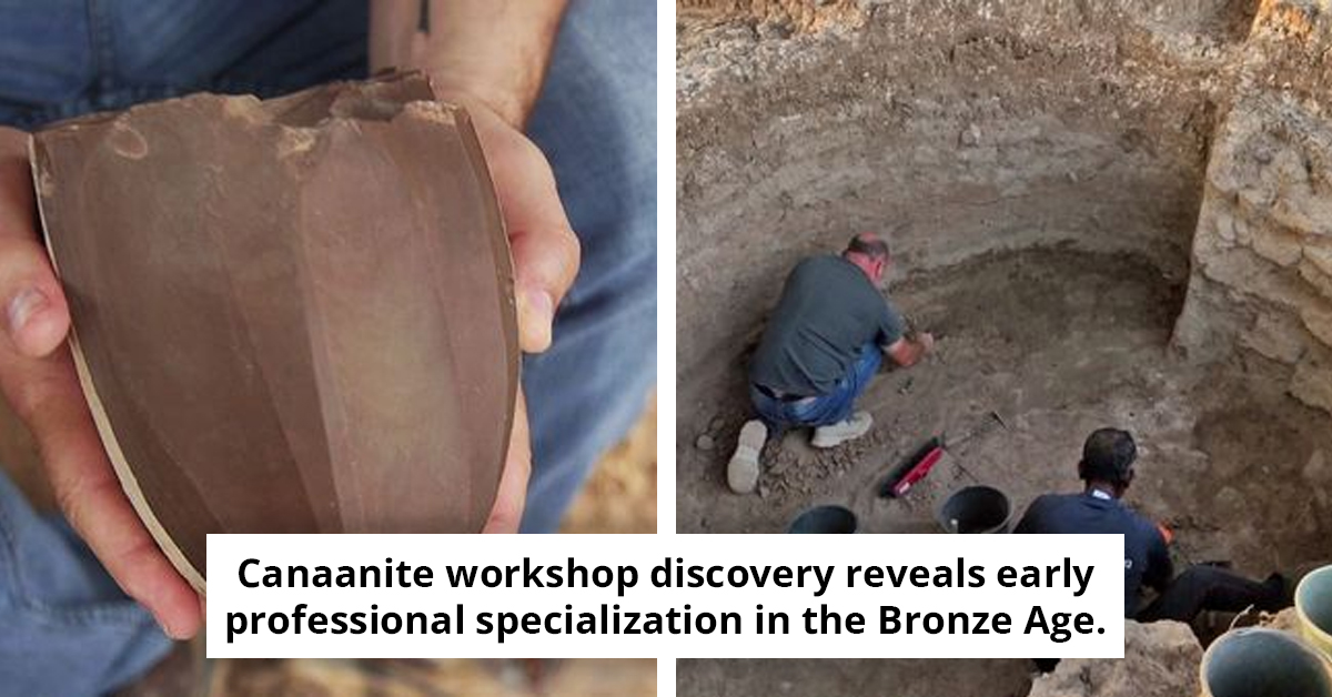 Archaeologists Discover 5,500-Year-Old Factory South of Tel Aviv