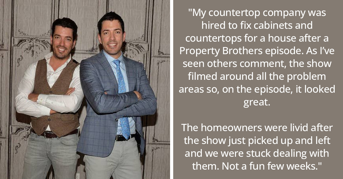 People Who Were Participating In Home Makeover Shows Are Revealing What The Houses Looked Like After The Cameras Crews Left