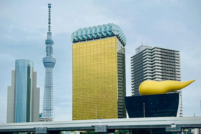 In Japan, The Asahi Buildings, Which House The Asahi Breweries HQ