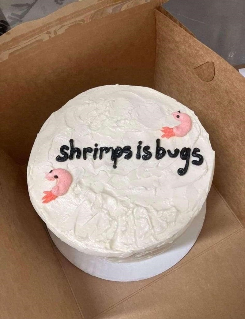 22. Shrimp are bugs