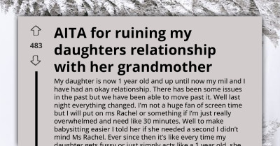 She Said ‘Grandma Trumps Mom’ - One Mom’s Breaking Point Over Her Mother-In-Law’s Screen Time Obsession