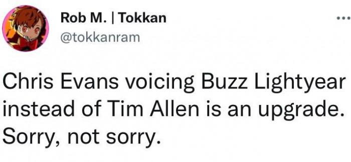 2. Ouch, this has got to hurt fans of Tim Allen