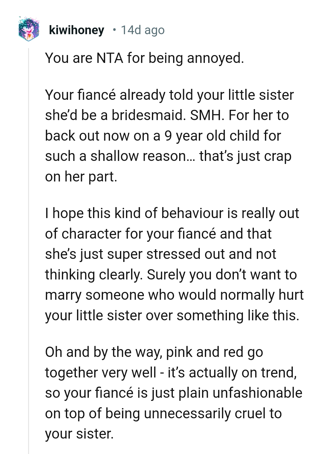 This kind of behavior is really out of character