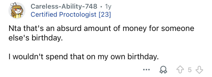 That’s an absurd amount of money.