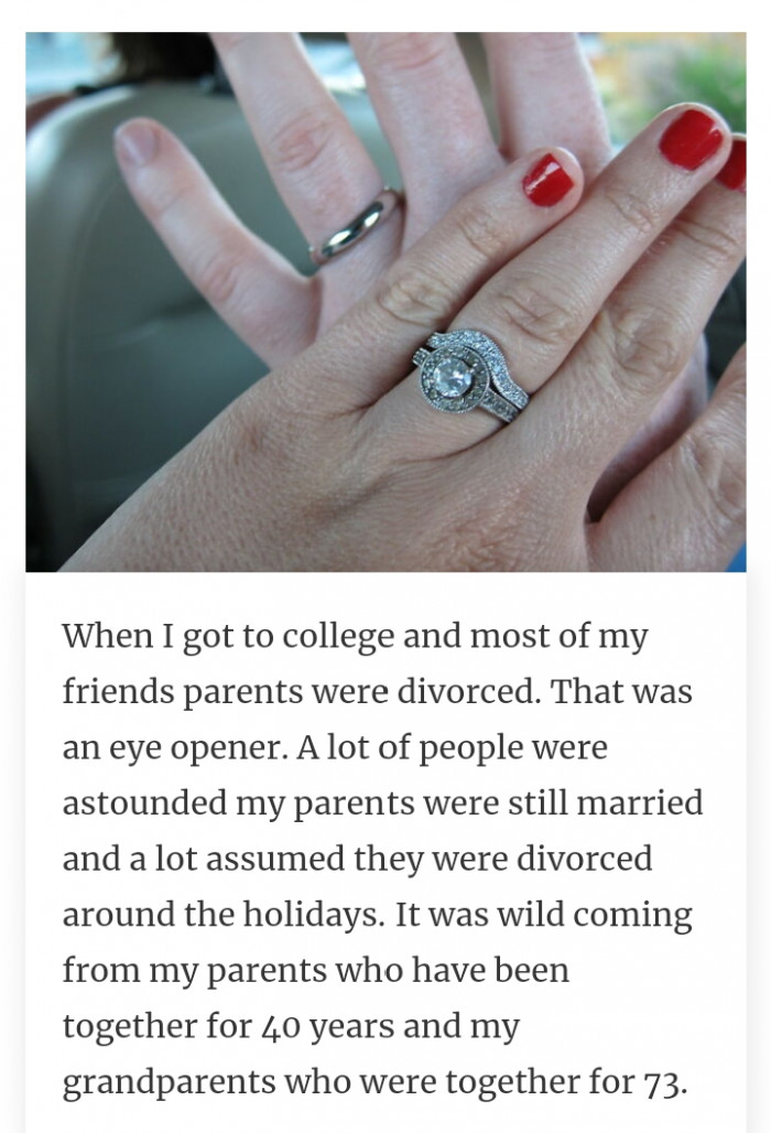#20 Parents who never had a divorce.