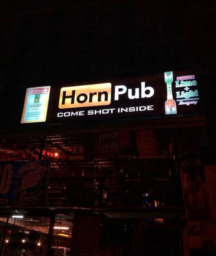 7. A Knock-Off Brand Of Horn Pub