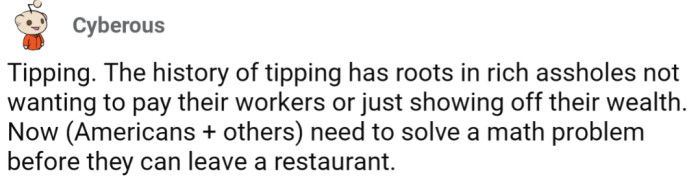 28. Tipping service workers