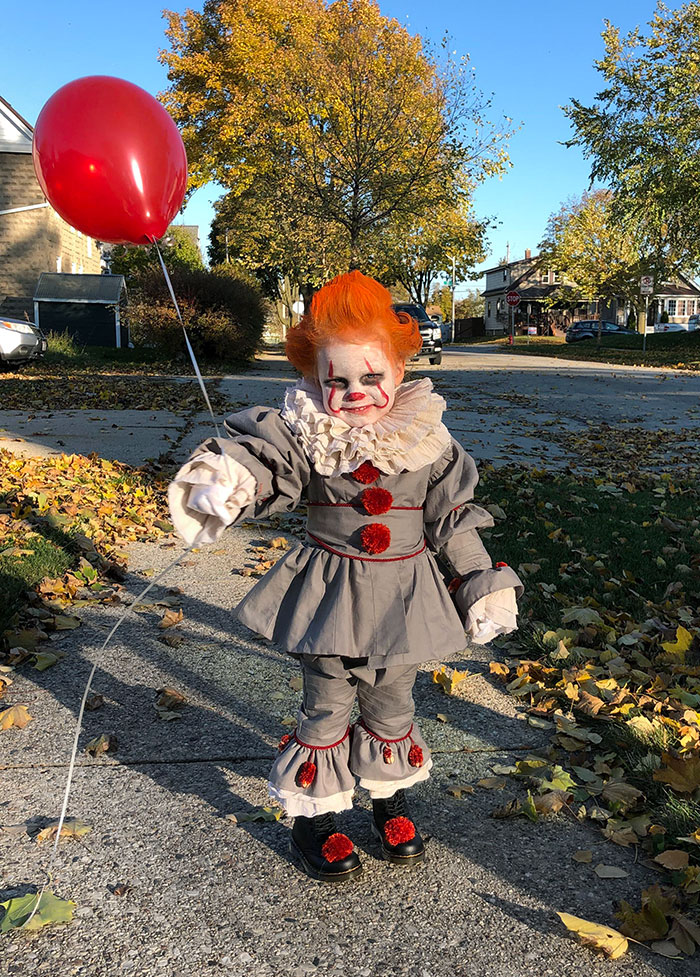 10. My 2yr Old Son As Pennywise. I Made The Entire Costume And Am Extremely Happy With How It Turned Out