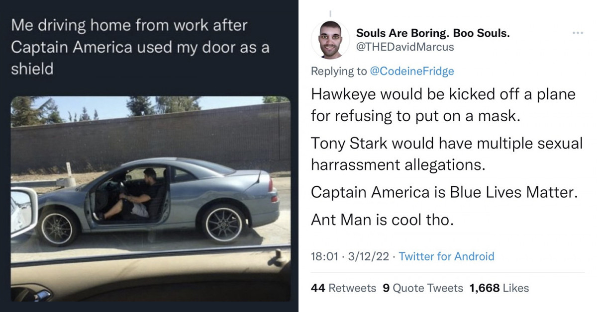 19 Accurate Points Twitter Users Make When They Imagine What Would Happen If Marvel's Avengers Were Real