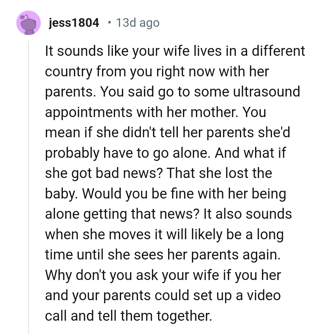 What if she got bad news?