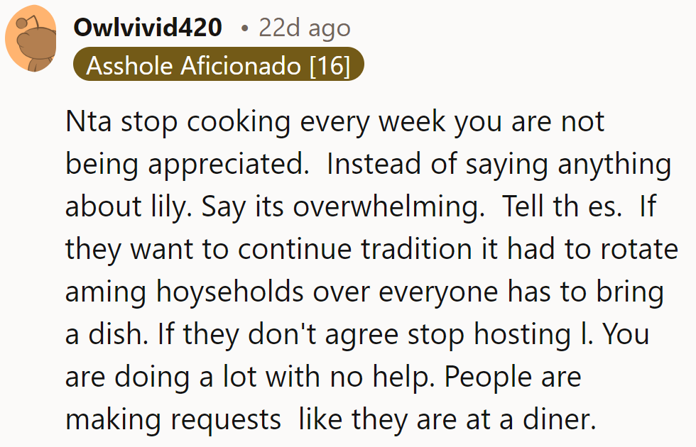 Swap spatulas for potluck power! Time for a kitchen coup; it's her rules, her cuisine.