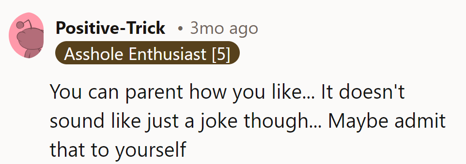 OP's parenting tune: jazz with a twist. But even the best riff can hit a sour note.