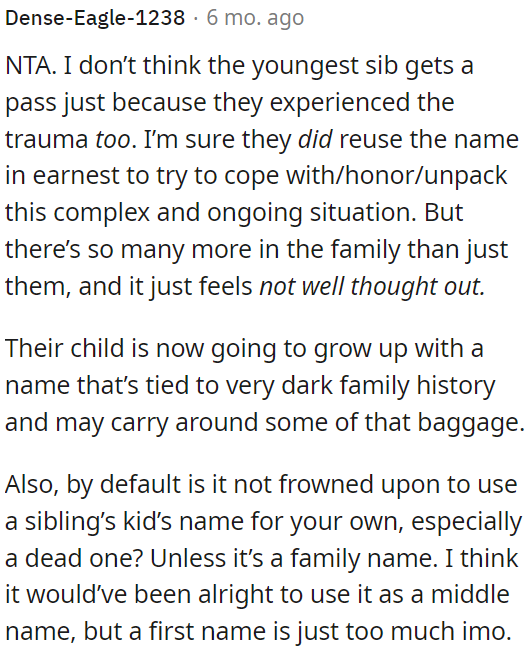 Using it as a middle name would have been more appropriate.