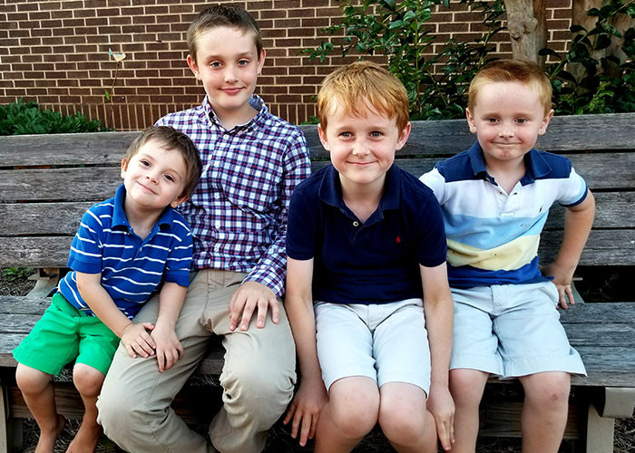 11. Plot twist. Not four marriages. Four boys who became her whole world