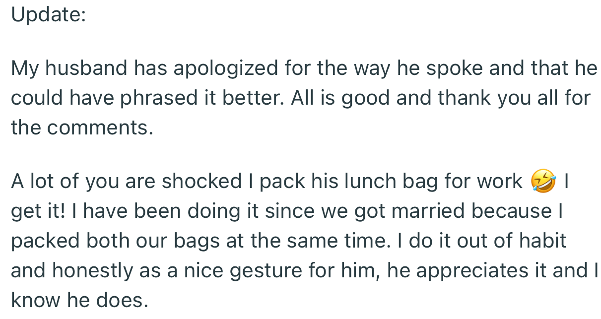 OP returned with an update