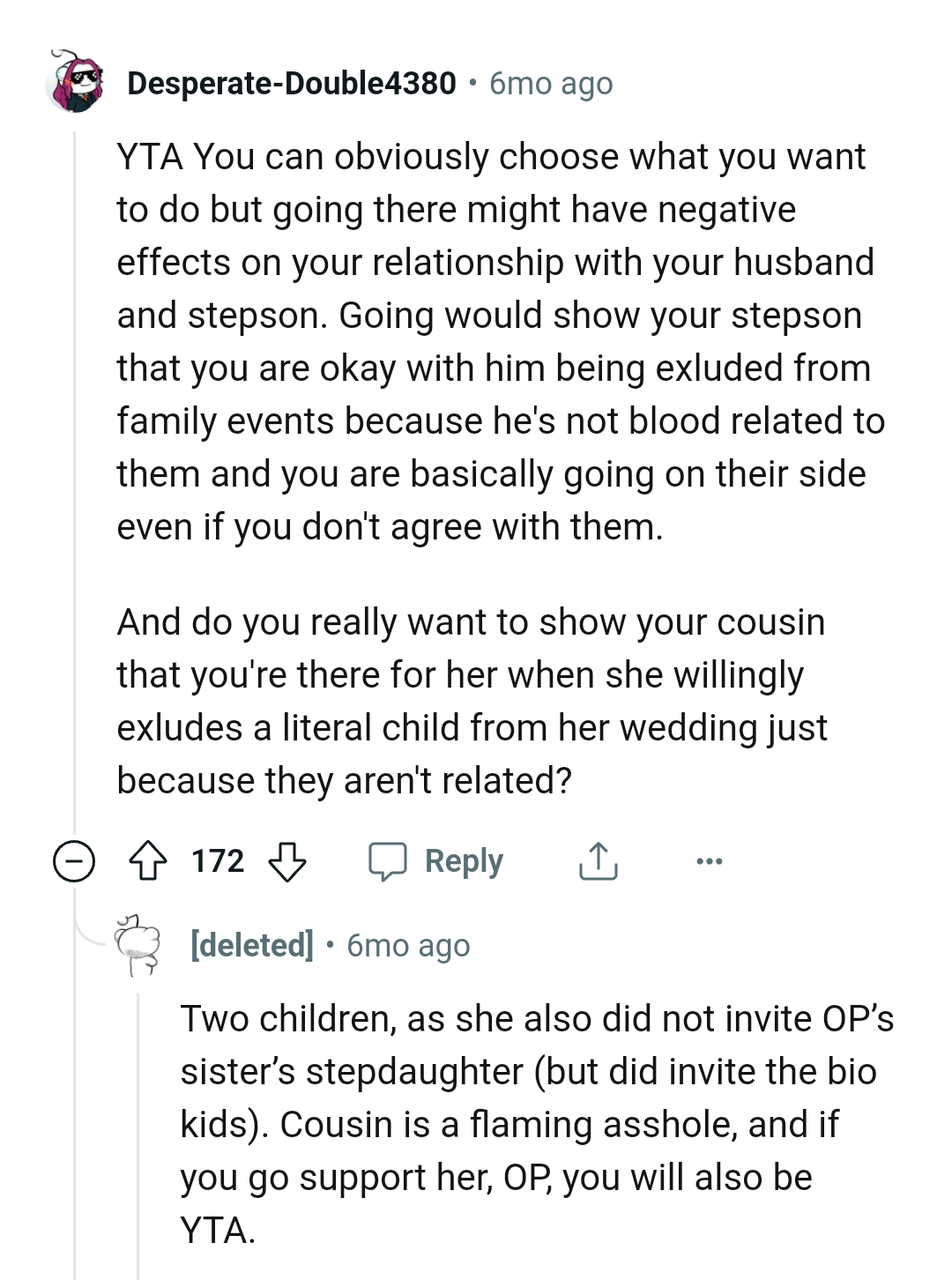 He's not blood-related to them