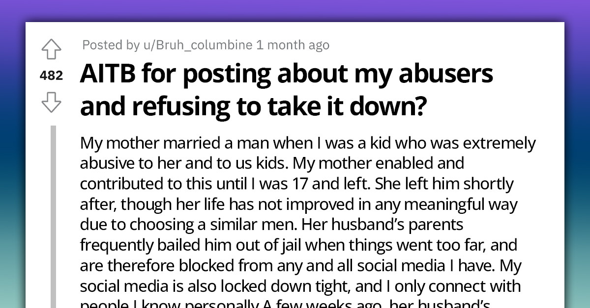 Woman Chooses To Post About Her Abusers Online, Mother Insists She Takes Down The Post