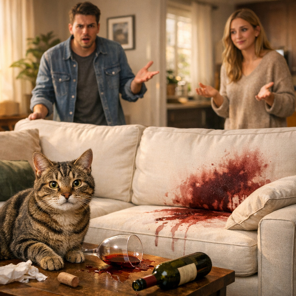 Roommates Cats Wine Mishap Sparks Roommate Conflict: AITA for Wanting the Feline Out?