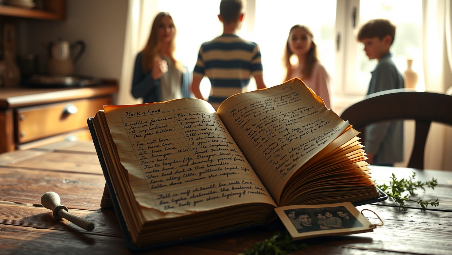 Sibling Conflict: Keeping Grandmas Recipe Book Sparks Family Feud
