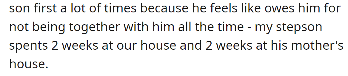 But she has a feeling that her fiancé prioritizes him: