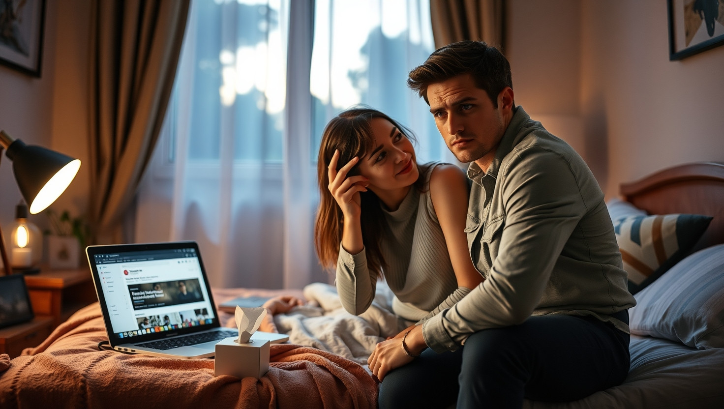 AITA for not allowing my fiancee to wipe her tears on my nose?