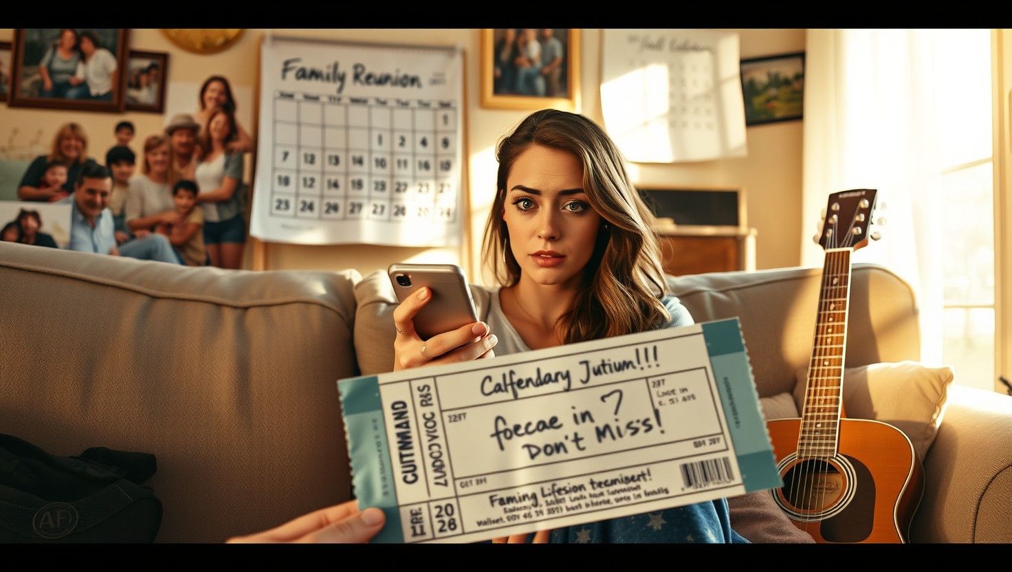 Choosing a Concert Over Family Reunion: A Dilemma