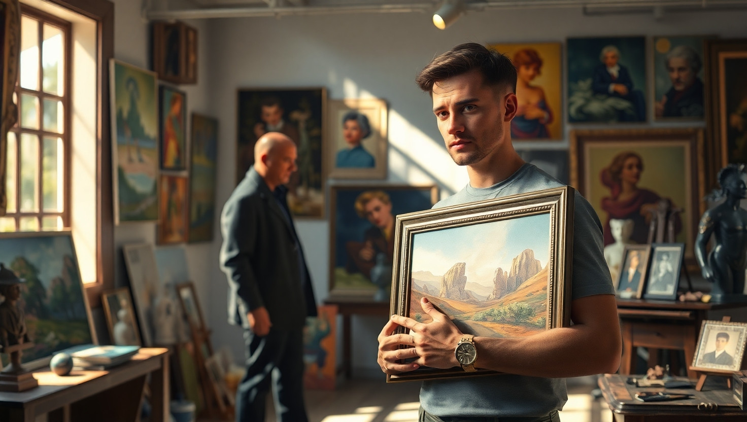 Refusing to Split Deceased Grandfathers Art Collection: AITA?