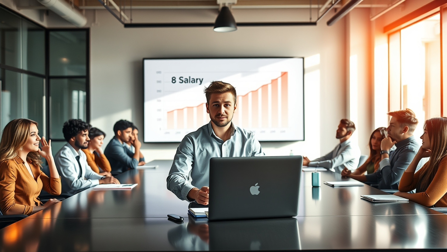 Is it wrong to ask for a raise in front of the whole office?