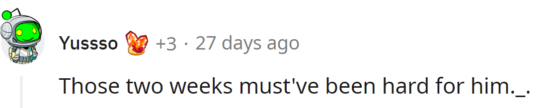 Some of the Redditors were thinking about how awful her husband must have felt.