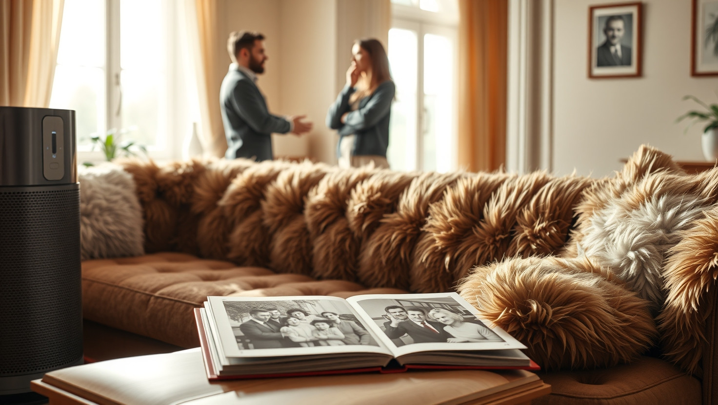 Dealing with Allergies: A Dilemma Over Keeping a Sentimental Fur Couch