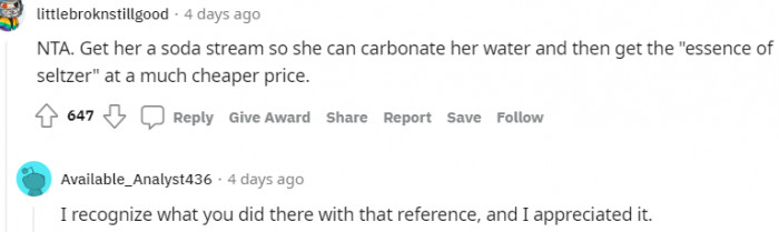 5. Getting the essence of seltzer