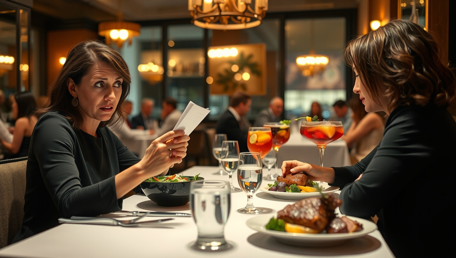 Friend Orders Expensive Dishes Without Asking - AITA for Not Splitting the Bill?