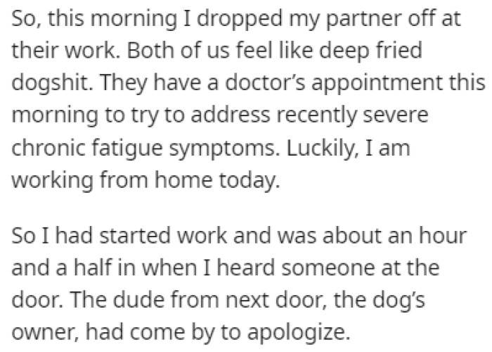 Both of them felt awful the morning after because they didn't get any sleep