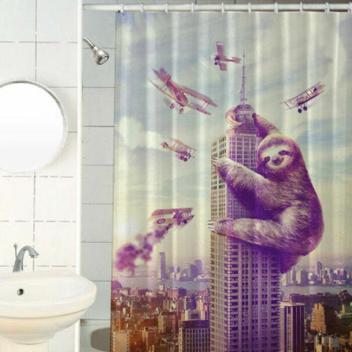"I'm Now A Proud Owner Of This Shower Curtain"