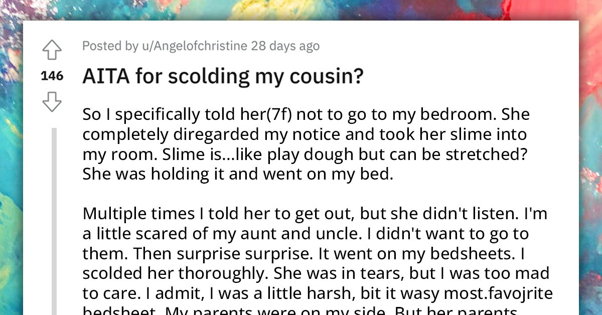 Redditor Gets Heat From Cousin’s Parents After Scolding The Little Girl to Tears